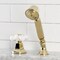 Kingston Brass KSK4302PXTR Transfer Valve Set For Roman Tub Filler, Polished Brass KSK4302PXTR - alternate 3